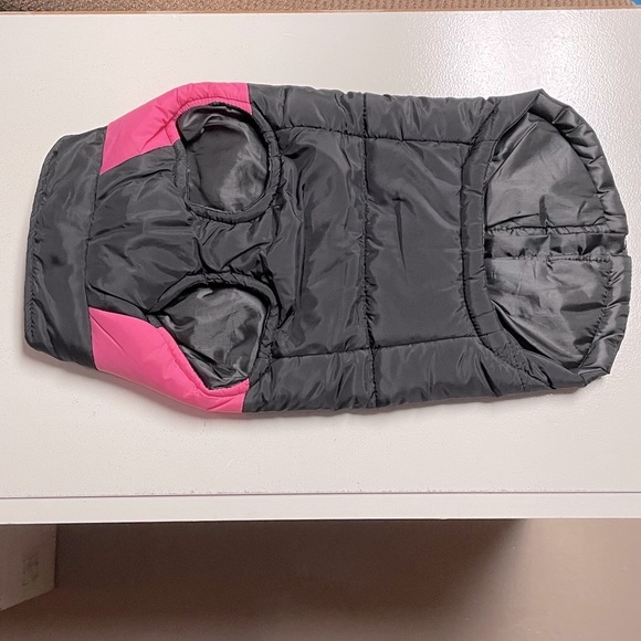 Dog Jacket Black and Pink - Picture 2 of 5